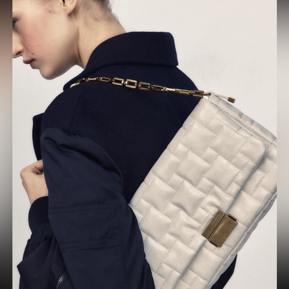 ZARA QUILTED SHOULDER BAG - Picture 11 of 11